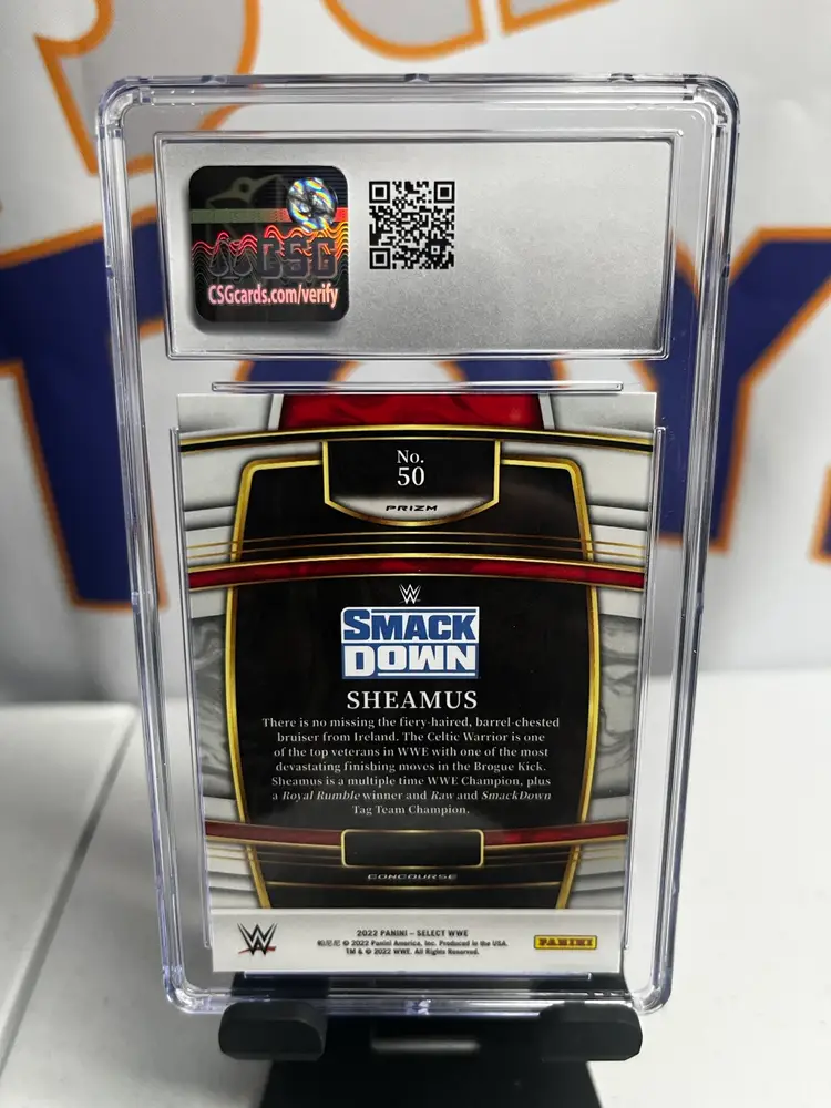 Sheamus Select 2022 Zebra (Concourse) CGC 8