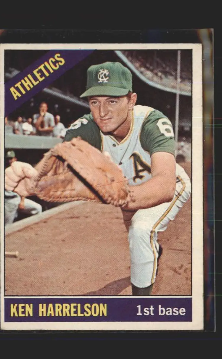 Ken Harrelson 1966 Topps #55 - (140) - Kansas City Athletics