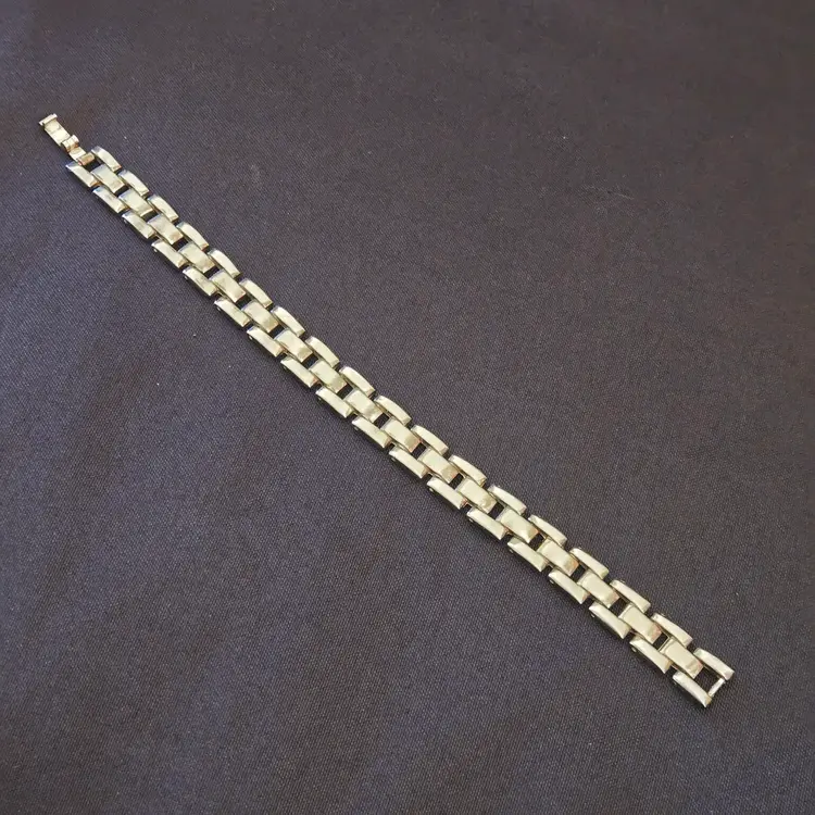 Brutalist Bracelet Sterling Silver marked 925 (in 2 Places) Unbranded Vintage with Condition Issues