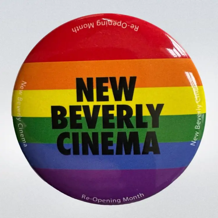 New Beverly Rainbow Button