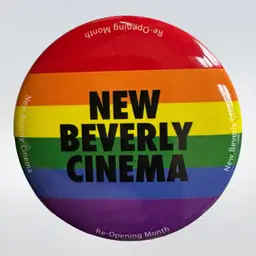 New Beverly Rainbow Button