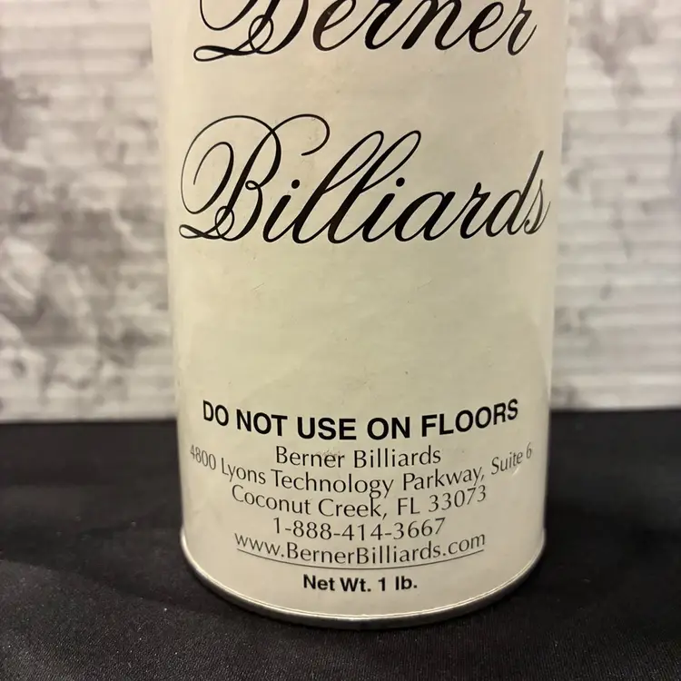 Berner Billiards Speed #1 Shuffleboard Table Powder Wax 1 lb Can Discontinued