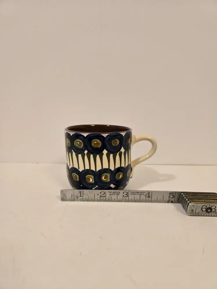 Polish Pottery Redware Mug