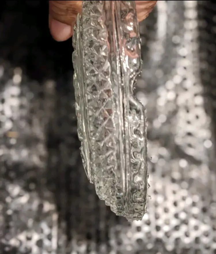 1967 Pressed Glass Anchor Hocking Anchor . Ash Tray, Snack Bowl, Utensil Tray,