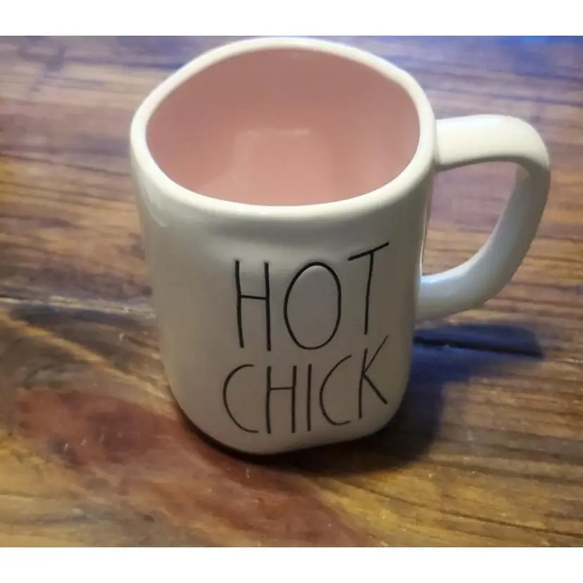 Rae Dunn  Pink Hot Chick Coffee Mug
