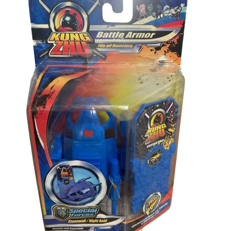 Kung Zhu Special Forces Battle Armors - Set Of 4 - BRAND NEW (Hamster Not Incl)