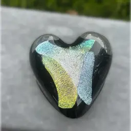☀️ Early Bird Special ☀️ Eickholt 2005 Dichroic Heart Paperweight No Chips No Cracks Just Stunning 🤩