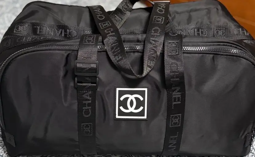 VIP NEW CHANEL Nylon Duffle Black