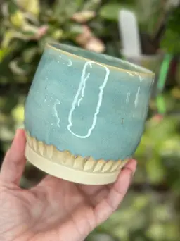 #17 Handmade pot, no drainage 3.75 inch