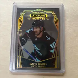2022-23 Upper Deck Stature - Rookies #102 Matty Beniers 03/65 - Seattle Kraken