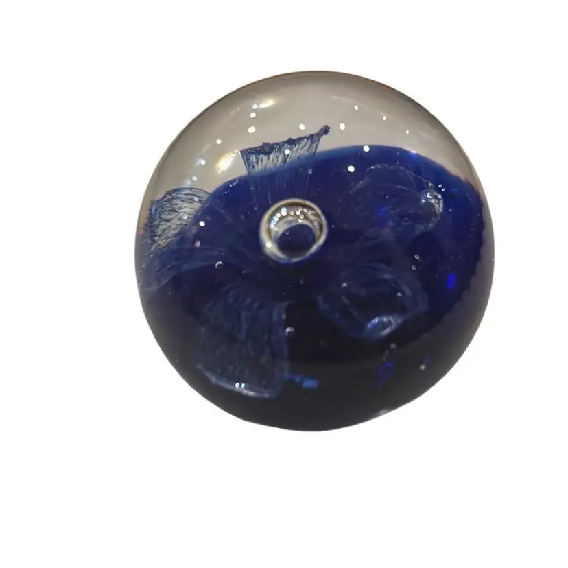 Blue Flower Paper Weight