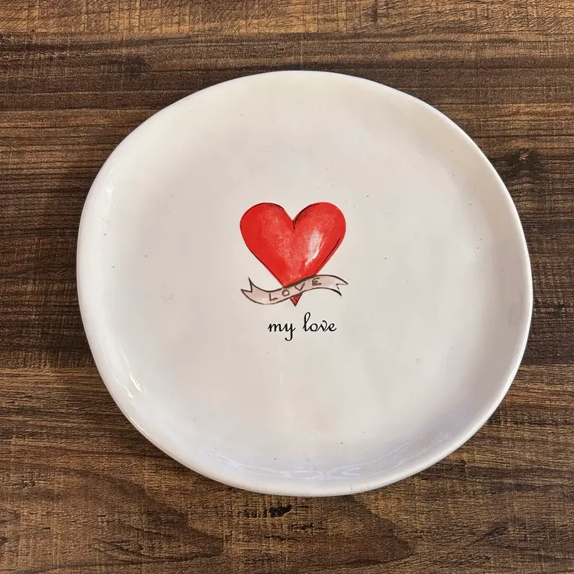 Vintage Rae Dunn M Studios My Love Plate