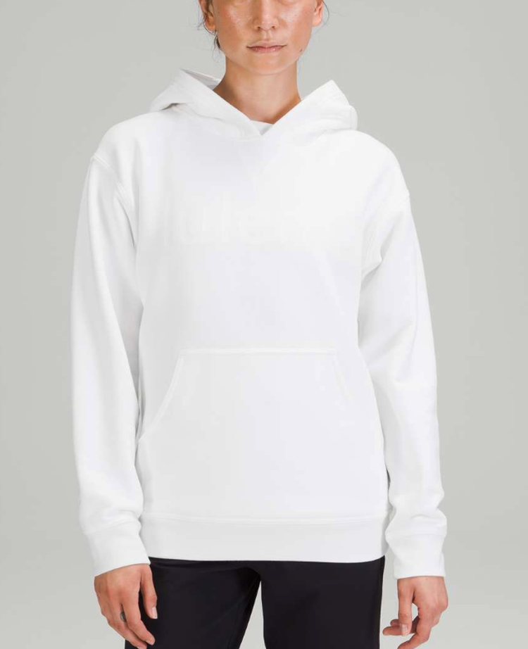 Lululemon All Yours Graphic Hoodie White Size 10