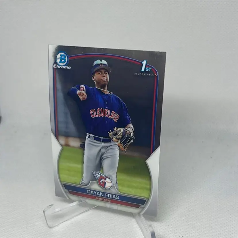 2023 1st bowman chrome dayan frias Cleveland Guardians