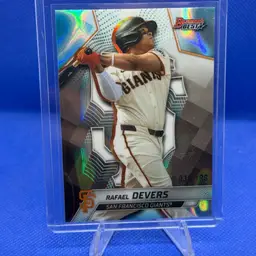 Rafael Devers 2025 Bowmans Best Lava Refractor /199 San Francisco Giants