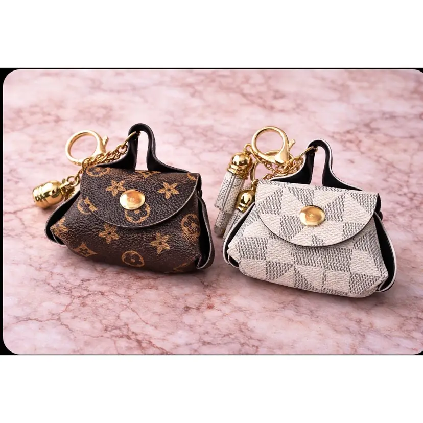 Designer-Upcycle Mini Keychain Pouches/Winners Choice