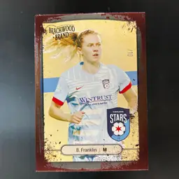 Bea Franklin 2025 Beachwood Brand Copper Foil /10 Soccer Card