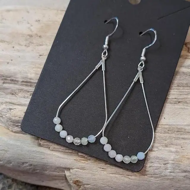 Sela's Jewelry - Faceted Stone Earrings