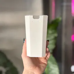 Sm White  SPICY VESSEL Cache/self Watering Pot