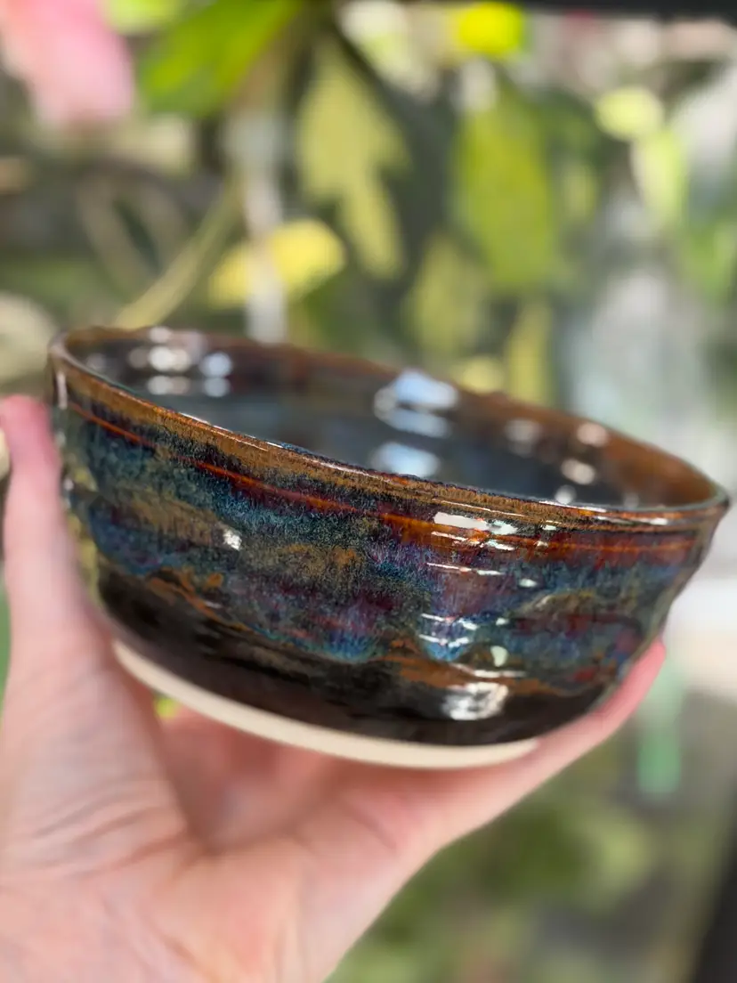 #12 Handmade pot, no drainage 5.5 x 2.5