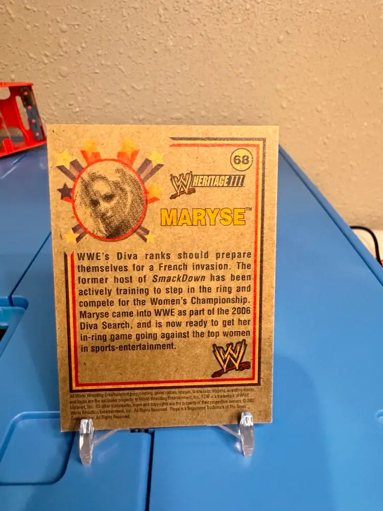 2007 WWE Topps Heritage III #68 Maryse Rc