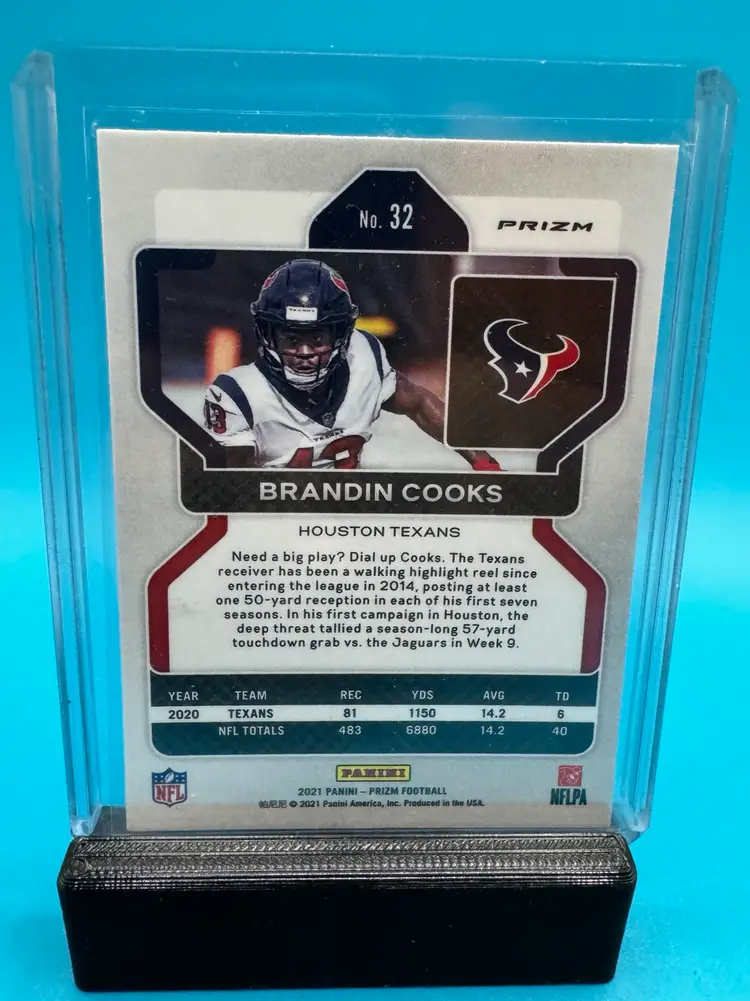 Brandin Cooks Orange Disco Prizm Dallas Cowboys