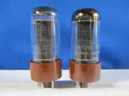 Sylvania JAN CHS 5Y3WGTA Vacuum Tubes Code Matched Pair TV-7 Tested Strong