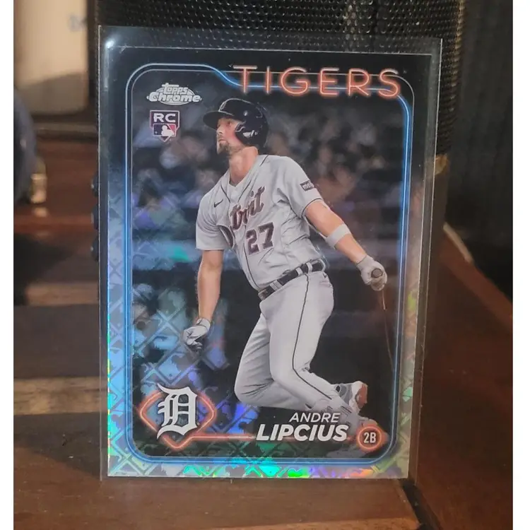 2024 Topps Chrome Logofractor Andre Lipcius Rookie RC Refractor