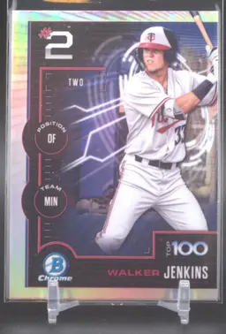 2025 Bowman Chrome Top 100 Prospects, Walker Jenkins, Minnesota Twins