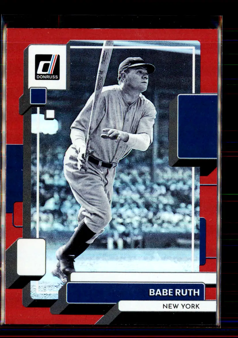 Babe Ruth 2022 Donruss Holo Red #229 - New York Yankees - (2-104)