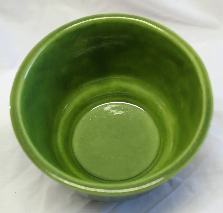 Haeger Green Glazed Planter