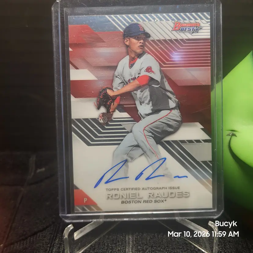 2017 Bowman's Best Auto - Roniel Raudes Boston Red Sox