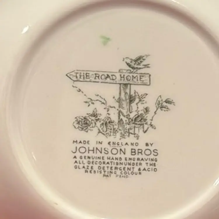 Vintage Johnson Brothers " The Road Home" Bowls Set Of 6