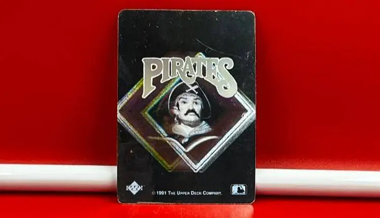 1991 Upper Deck Team Logo Sticker Pirates Collector Baseball Card MLB