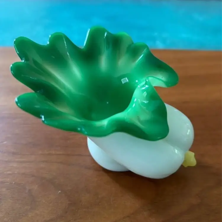 Italian Art Glass Flower
Master Salt Cellar Vintage