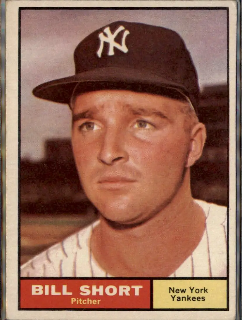 1961 Topps #252 Bill Short - ( ) - New York Yankees