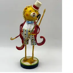Collectible Lori Mitchell Rumba the Ringleader Circus Lion Figure