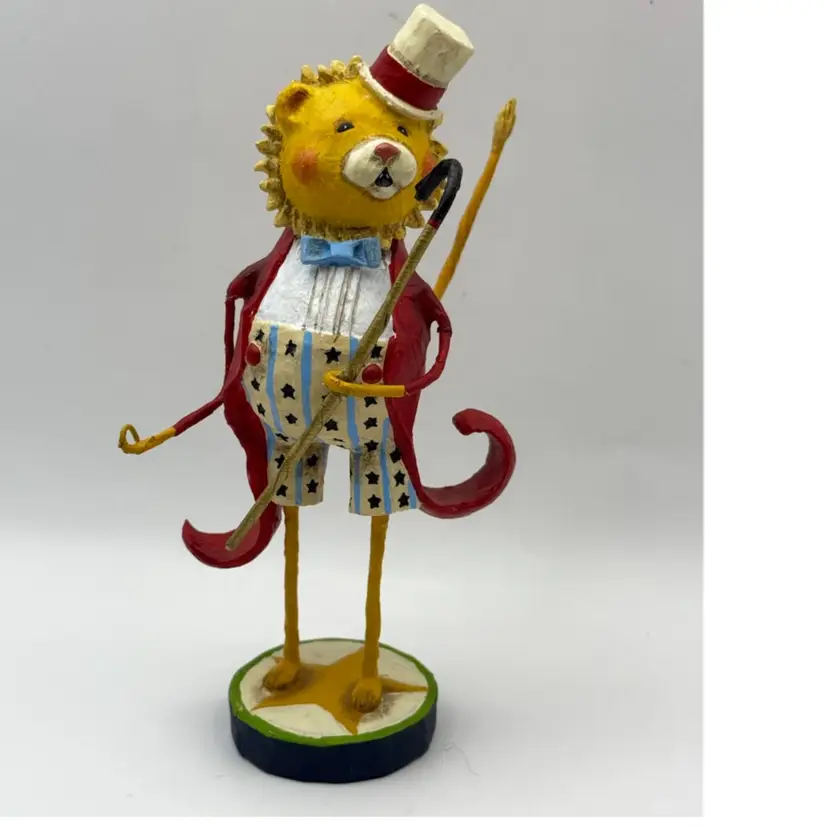 Collectible Lori Mitchell Rumba the Ringleader Circus Lion Figure