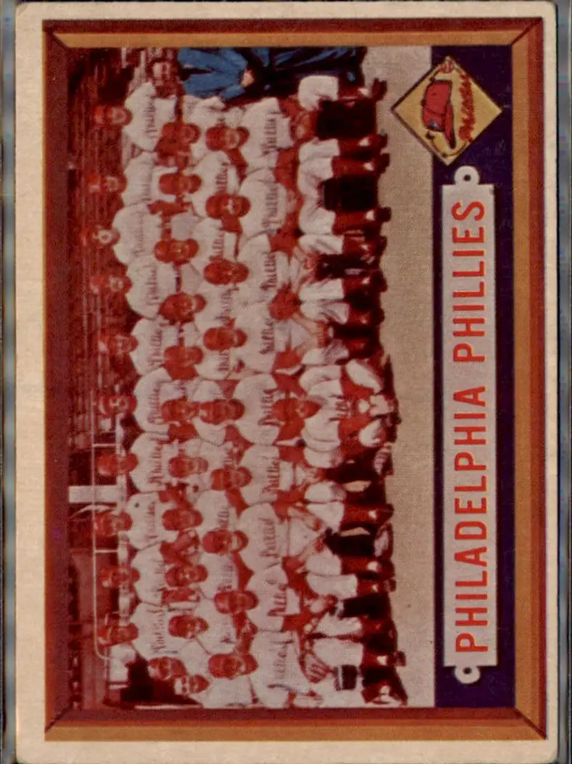 1957 Topps #214 Philadelphia Phillies - ( 294-pj7um ) - Philadelphia Phillies