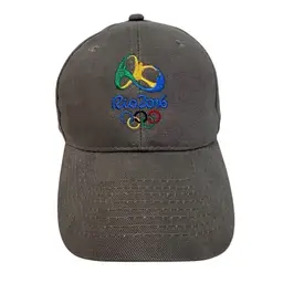 2016 Rio Olympic Games Team USA Dark Gray Adjustable Dad Hat by OC Sports