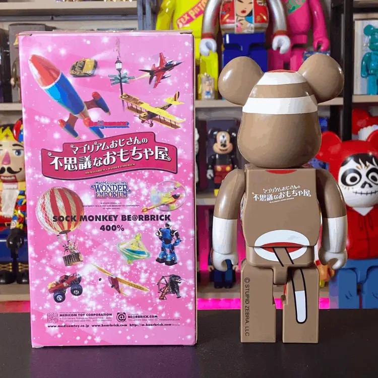 Bearbrick 400% Sock Monkey