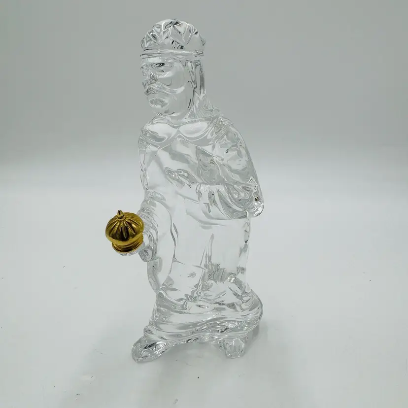 Waterford Crystal Millennium Nativity Wiseman King Gaspar Gold Wise Man Figurine