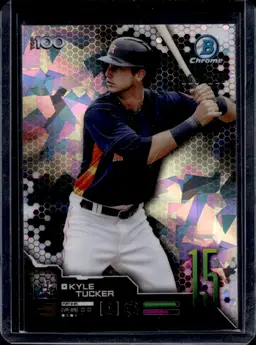 2019 Bowman Chrome BTP-15 Kyle Tucker Scouts Top 100 Atomic Refractor #68/150