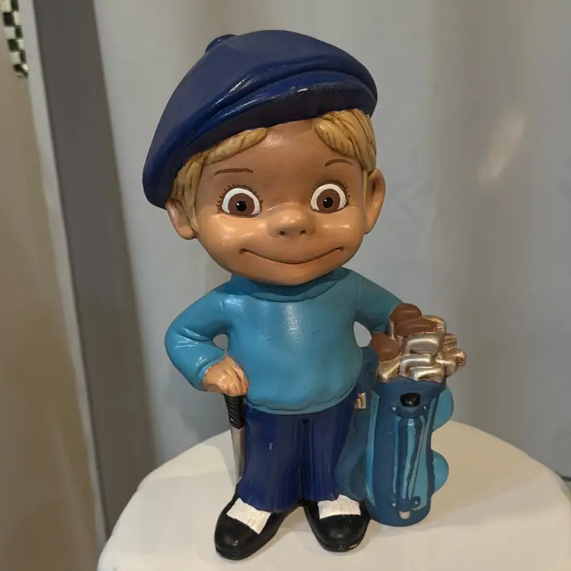 1977 Ceramic Golfer Boy