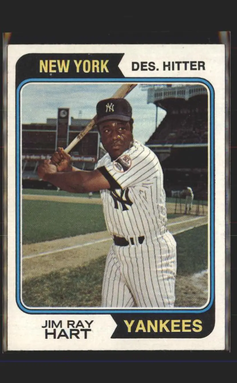 1974 Topps #159 Jim Ray Hart - (pk5) - New York Yankees