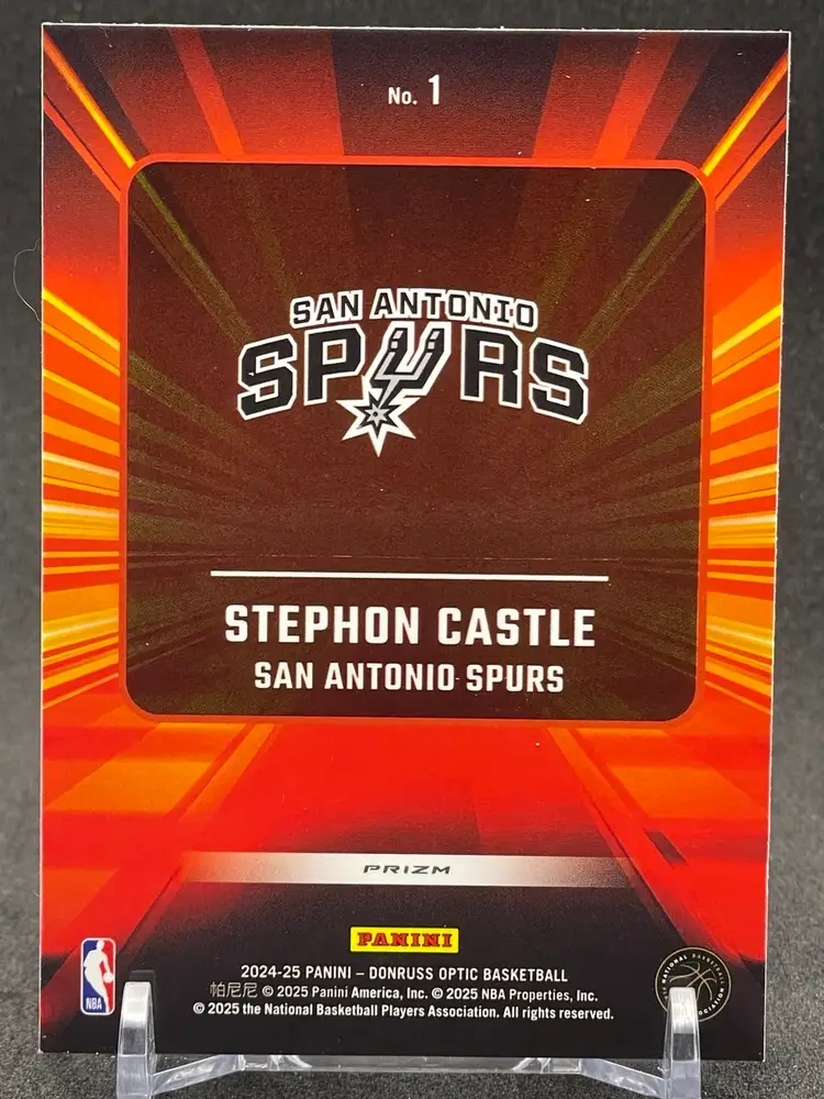 Stephon Castle 2024-25 Optic Express Lane #1 Holo Prizm (RC)