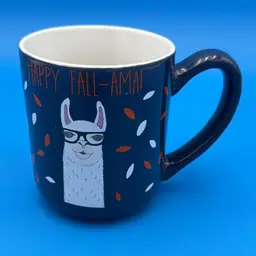 Happy Fall-AMA!  (Llama ) "Sheffield Home" Coffee Mug