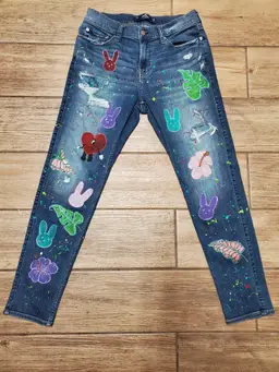 Bad Bunny Graphic Jeans