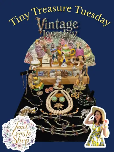 Tiny Treasures Tuesday-Vintage Collectibles & Jewelry! Low Start Prices 🥰
