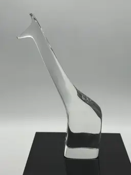 15. Baccarat France Crystal Giraffe Figurine